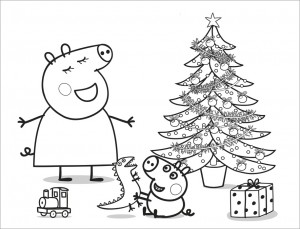 immagine da colorare peppa pig040